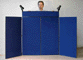 Portable Velcro tabletop display